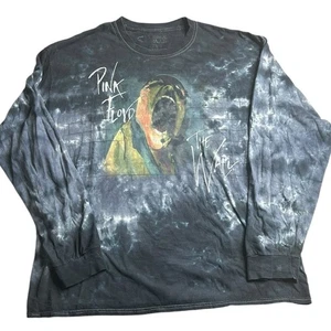 Pink Floyd The Wall Tie Dye Long Sleeve Band T-Shirt Vintage Rock Tee Gr. XL - Bild 1 von 4