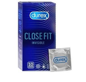 10 X Durex Close Fit Invisible Condoms for Men - 10s | Ultra Thin Condom FS - Picture 1 of 4