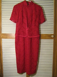 DAMEN KLEID Rot Oreintal 13 [Y59a] - Bild 1 von 8