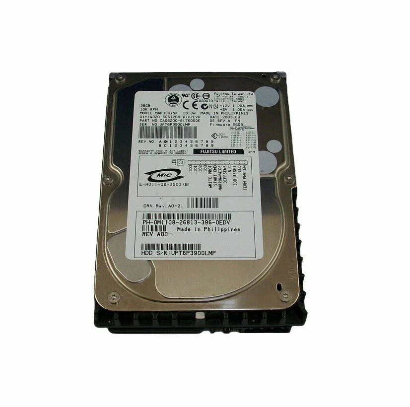 Dell M1108 MAP3367NP 36GB 10K ULTRA320 68-Pin SCSI Disk Drive - Image 1 of 1