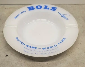 Bols Liquor Ashtray Glass Mid Century Amsterdam Netherlands oldest Brewery 1575 - Picture 1 of 7