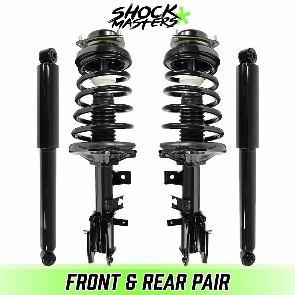 Front Complete Struts w/ Springs Rear shocks for 1997-1998 Infiniti QX4 Foto 1 de 4