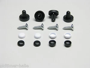 Kennzeichen Nummernschild Befestigung Set für BMW E21 E30 E12 E28 E24 E23 E32 - Bild 1 von 2