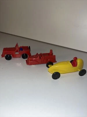 PYRO RACER PLASTIC SOAP BOX DERBY CAR + Renwal Fire Truck & Gilmark Jeep - Image 1 of 4