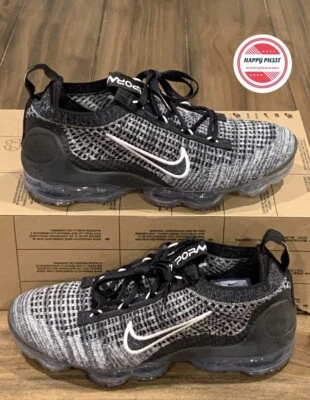 Nike Air Vapormax 2021 Flyknit Oreo черные белые DH4088-003 женские размер 6,5 без крышки - Изображение 1 из 4