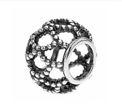 Authentic Pandora Sterling Silver Wanderlust Openworks Charm Bead S925 ALE  - Image 1 of 4