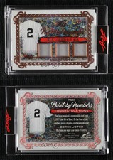 2021 Leaf Art of Sport Paint by Numbers Relics Bronze /30 Derek Jeter HOF