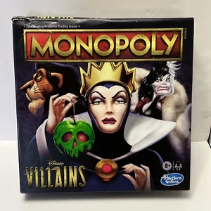 MONOPOLY Disney Villains Edition Board Game by Hasbo Gaming 2020 New Box Damage - Picture 1 of 6