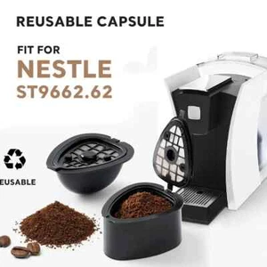 Reusable Coffee Capsule Filter Fine Filtration Pod For Nestle ST 9662 62 Coffee - Picture 1 of 14