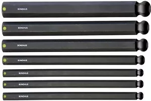Bondhus 31645, 6-Inch Long, Ball End ProHold Socket Bits 7Pc - Picture 1 of 1