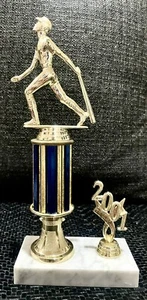 Vintage 2001 12” marble base baseball trophy - Picture 1 of 3
