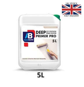 5L AQUA BUILD penetración profunda PRIMER PRO impermeable tanque sala húmeda - Imagen 1 de 3