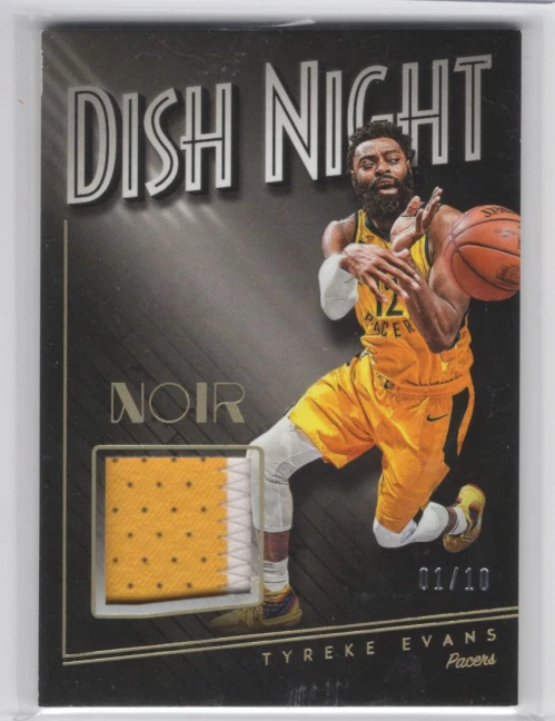 2018-19 Panini Noir Dish Night Memorabilia Prime #1 Tyreke Evans Jersey /10  - Image 1 of 1