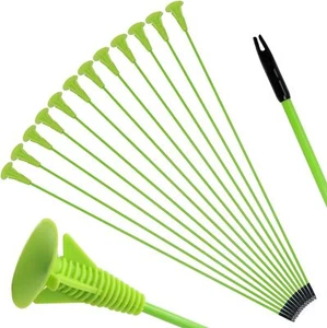25'' Sucker Arrows Fiberglass Shaft Archery Suction Cup Kids Target Game 12/24 - Picture 1 of 8