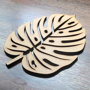 Wooden Large Tropical Leaves Craft Shape 10-60cm MDF Embellishment Decoration 08 - Picture 1 of 13