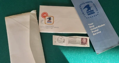 Lot Of First Day Issue 8 Envelopes, Stamps & Brochure July 1, 1971 -USPS 1st Day - Image 1 of 4