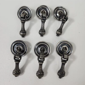 6 tiranti per cassetti a goccia vintage - 1 1/4" - Foto 1 di 4