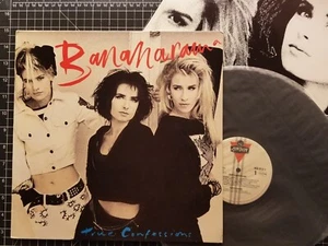 BANANARAMA True Confessions LP 1986 HOLLAND PRESS w/ INNER Vinyl IMPORT VG+/VG+ - Picture 1 of 6