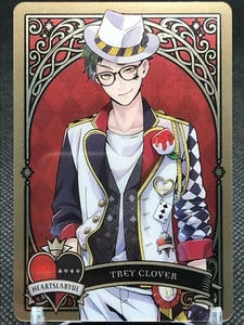 Jl-04 Trey Clover Disney Twisted-Wonderland Oblate Karte BANDAI JAPAN   - Bild 1 von 12