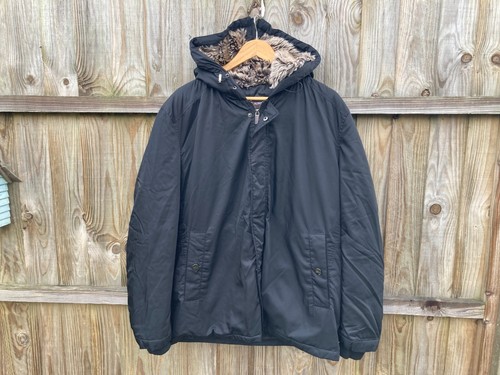 GIACCA CON CAPPUCCIO DONNA MICHAEL KORS NERA UK 16 GRANDE FODERATA IN PELLICCIA CAPPUCCIO ZZ