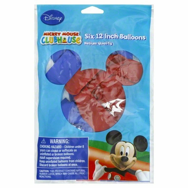 Balões de látex impressos Mickey Mouse (6) -NOVO!! - Imagem 1 de 1