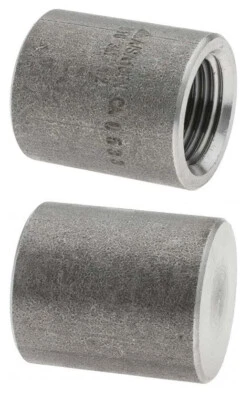 (2 Pack Ships Fast) 1/2" NPT Pipe Thread Cap | 3000 A105 Forged Steel - Image 1 of 3