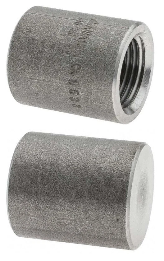 (2 Pack Ships Fast) 1/2" NPT Pipe Thread Cap | 3000 A105 Forged Steel - Image 1 of 3