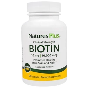 Biotin Sustained Release (90 Tablets) - Nature's Plus € 439,80 /  kg - Foto 1 di 2