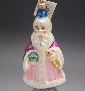 CHRISTOPHER RADKO 1996 INCANTESIMO BABBO NATALE MAGO MERLINO ORNAMENTO NATALE NUOVO CON ETICHETTE - Foto 1 di 5