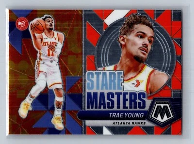 2023-24 Panini Mosaic - Stare Masters Trae Young #9 Mosaic Prizm - Image 1 of 2