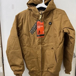ActionHeat 5V Battery Heated Work Jacket-Khaki-NWT-Men's X-Large - Picture 1 of 6