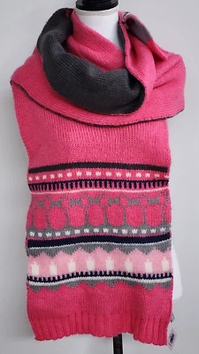Nuevo con etiquetas Bufanda Rosa Gap Extra Grande Reversible Gris 76 pulgadas Largo 13 pulgadas Ancho Foto 1 de 4