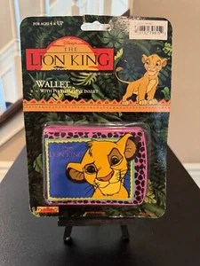 Vintage Disney The Lion King Wallet with Photo Sleeve Insert - Very Rare - Picture 1 of 1
