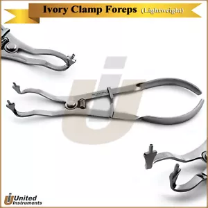 New Ivory Light Clamp Forceps Rubber Dam Plier Endodontic Restorative Instrument - Imagen 1 de 1