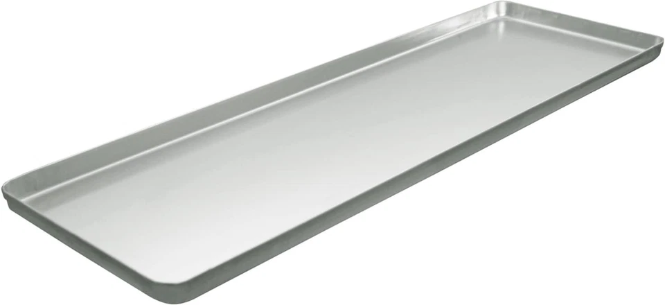 Ausstellblech Thekenblech Kuchenblech Backblech Aluminium Alu 600x200x20 mm - Bild 1 von 1