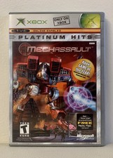 MechAssault (Microsoft Xbox, 2002) Platinum Hits - Complete With Manual