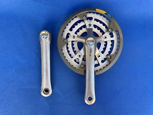 Retro Shimano Deore LX FC-M550 Kurbel crankset, touring trekking chainset guard - Bild 1 von 14
