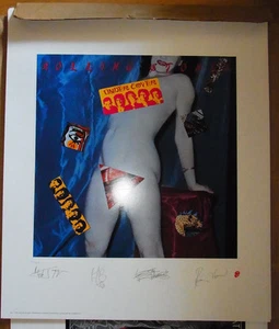 ROLLING STONES "Undercover" signierte Lithographie RARE - Picture 1 of 2