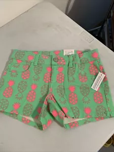 NWT Total Girl Girls Shorts Sz 10 Lime/Pink Retail: $28 (MW-196) - Picture 1 of 5