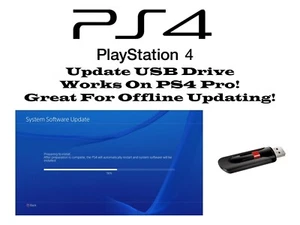 PS4 PRO ACTUALIZACIÓN INSTALAR UNIDAD FLASH USB ENCHUFE ÚLTIMO FIRMWARE OFICIAL SONY OFW - Imagen 1 de 1