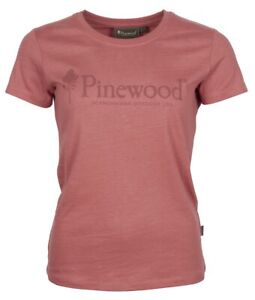 Pinewood 3445 Outdoor Life Damen T-Shirt Sommershirt Kurzarmshirt Pink (507)