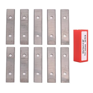 10 Stück Vierkant 50 x 12 x 1,5 mm Hartmetalleinsätze Cutterklingen Farbschaberklingen Neu - Bild 1 von 24