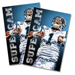 Panthers Cam Newton Supercam - Two 11x17 Posters - Picture 1 of 1