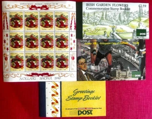 SELLOS LOTE DE CARNET Y HOJA BLOQUE DE EIRE- IRLANDA AÑOS 1990/91**(MNH) NUEVOS - Imagen 1 de 1
