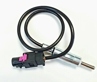 Adaptador De Antena Fakra A Conector ISO DIN Para VW Skoda Seat Audi Fiat - Imagen 1 de 4