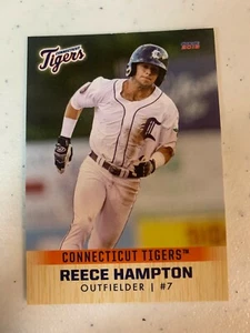 Reece Hampton 2018 Connecticut Tigers Team Card - Picture 1 of 1