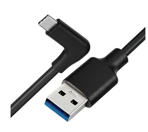 USB C 3.2 Kabel kurzes 0,5m Android Auto Datenkabel 3A Ladekabel kurz Winkel 90° - Bild 1 von 7