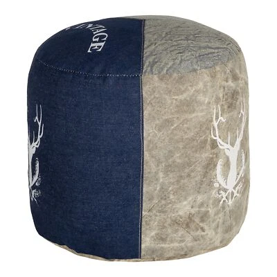 Sitzpouf Sitzhocker Fußhocker Sitzpuff Hocker Jacksonville Ø 35 cm WOMO-DESIGN® - Bild 1 von 4