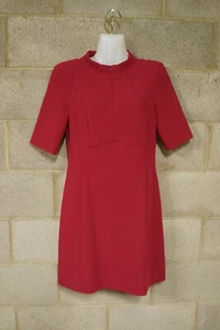 cue burgundy/purple midweight 1/2 sleeve dress…size 10…vgc... - Picture 1 of 4