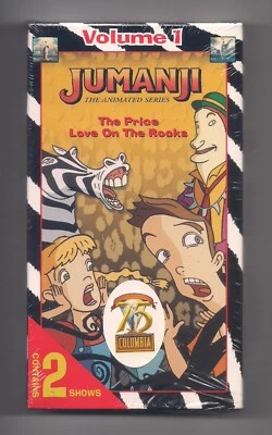 JUMANJI Animated series Volume 1 VHS rare SEALED The price / Love on the rocks - Imagem 1 de 2